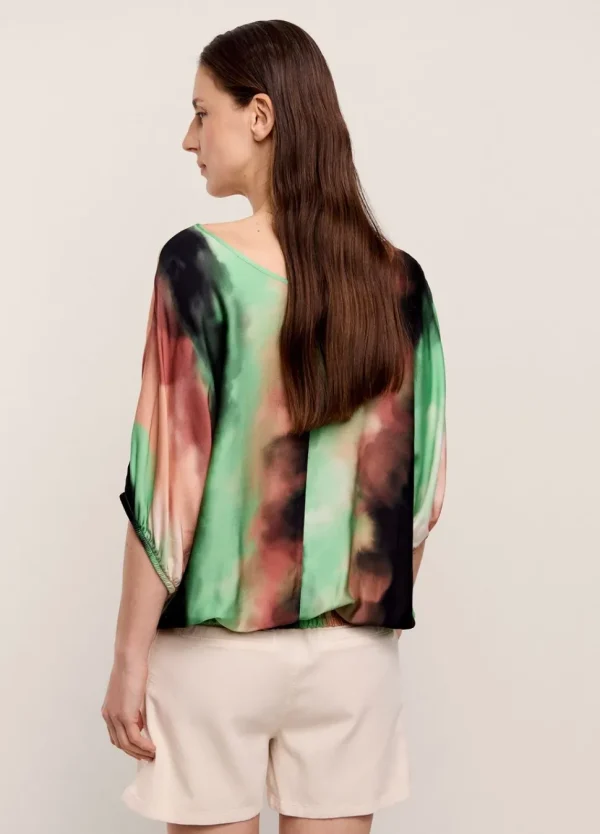 Women Summum Woman Shiny Cloudy Top