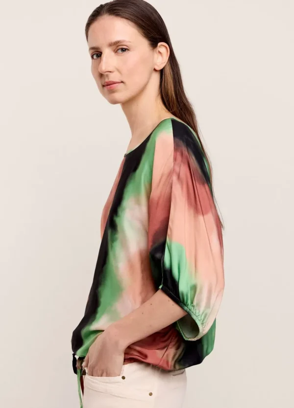 Women Summum Woman Shiny Cloudy Top