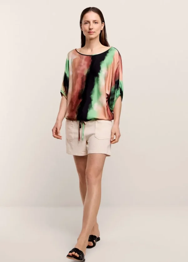 Women Summum Woman Shiny Cloudy Top