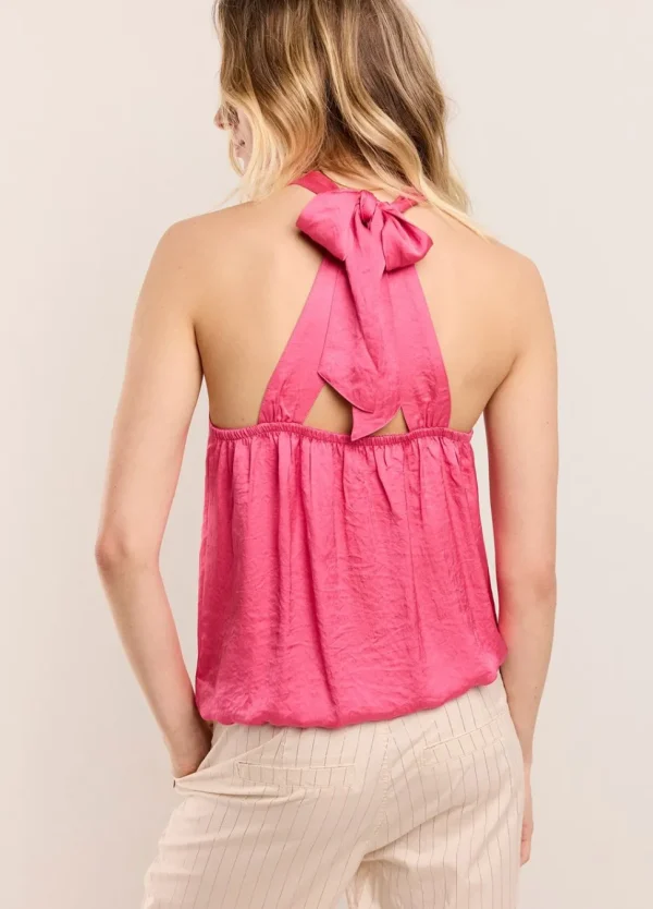 Women Summum Woman Shiny Halter Singlet