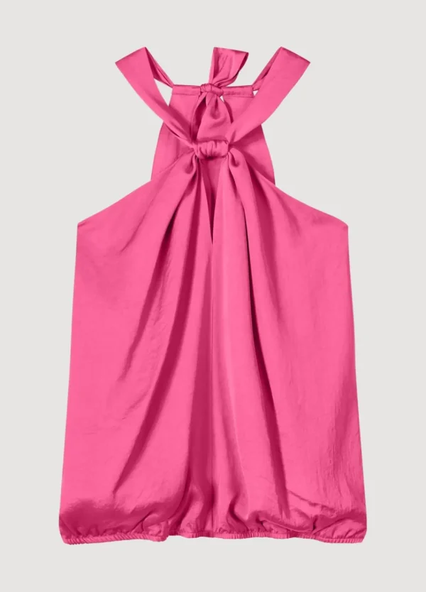 Women Summum Woman Shiny Halter Singlet