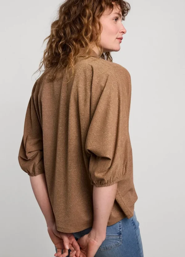 Women Summum Woman Shiny Shirt Blouse