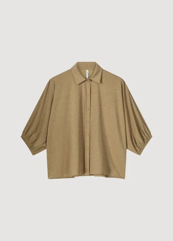 Women Summum Woman Shiny Shirt Blouse
