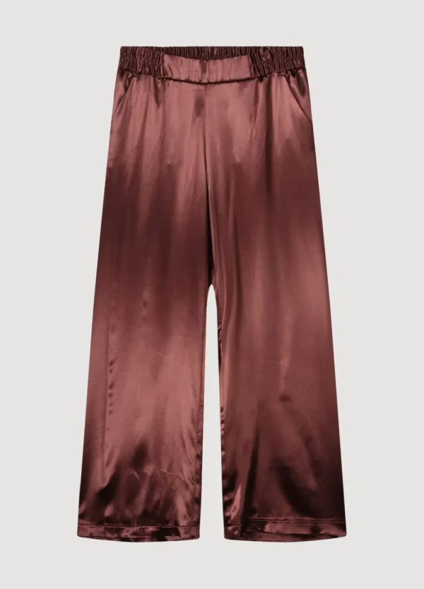 Women Summum Woman Shiny Straight-Leg Trousers