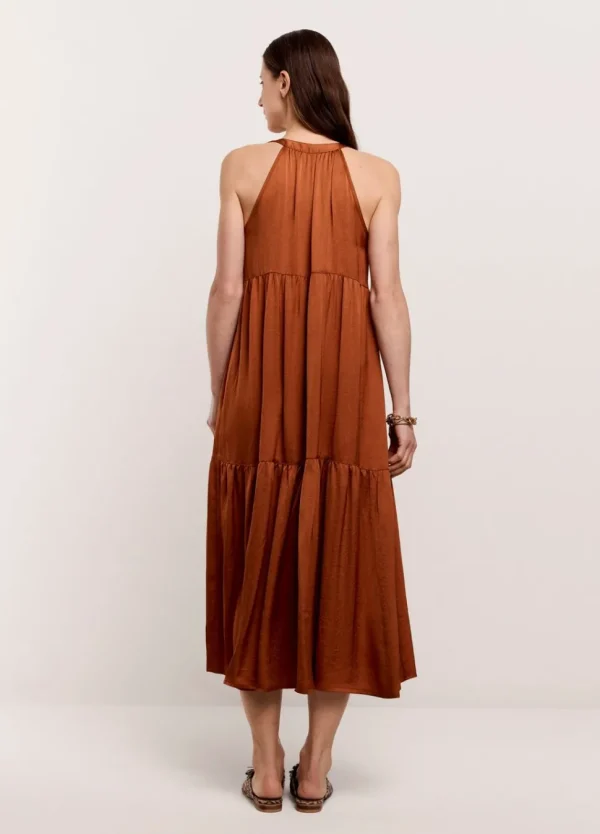 Women Summum Woman Shiny Striped Dress