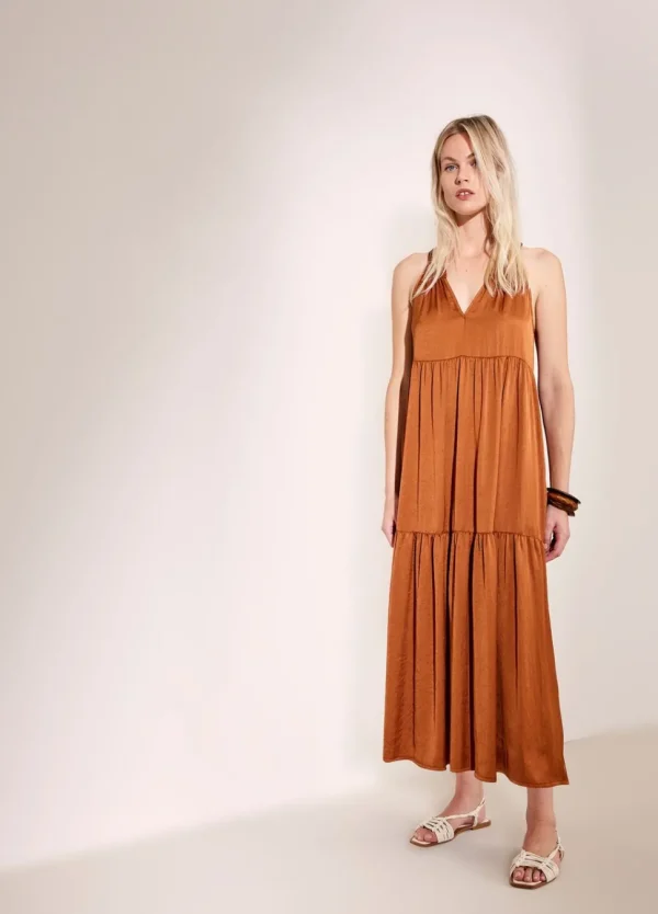 Women Summum Woman Shiny Striped Dress