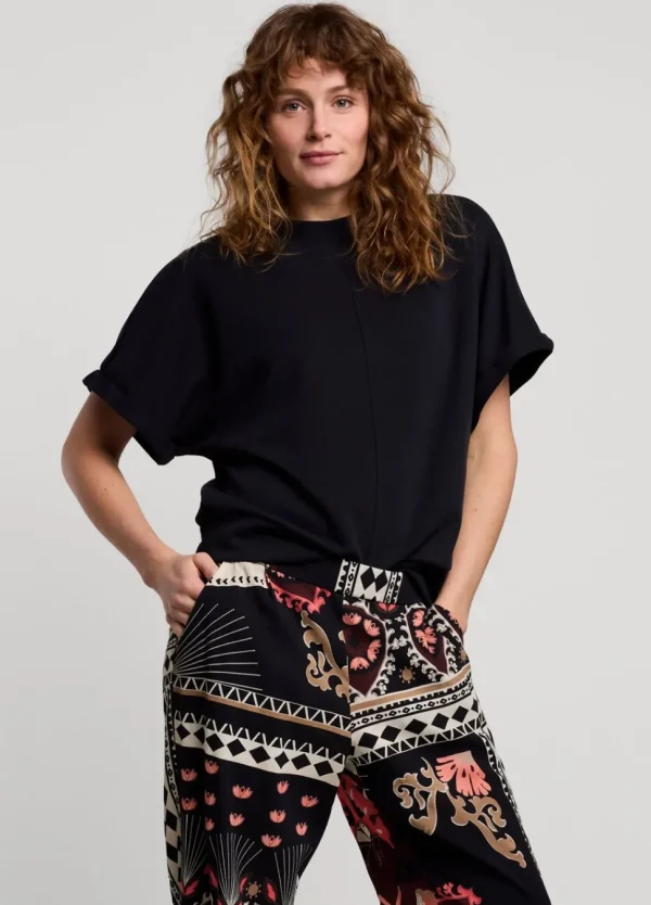 Women Summum Woman Short Sleeve Scuba Top