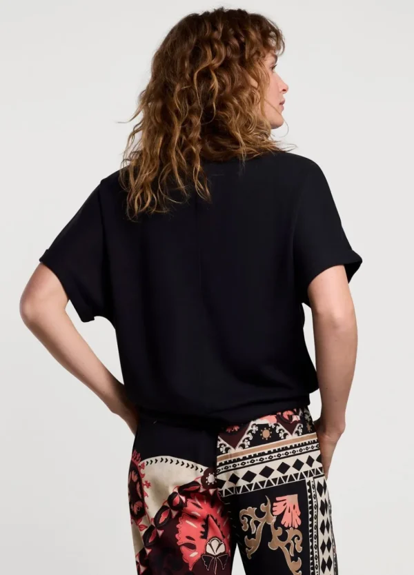 Women Summum Woman Short Sleeve Scuba Top