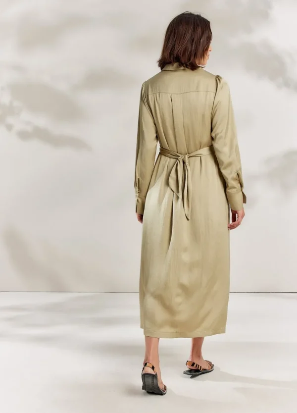 Women Summum Woman Silky-Touch Button-Down Dress