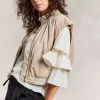 Women Summum Woman Sleeveless Bomber Jacket