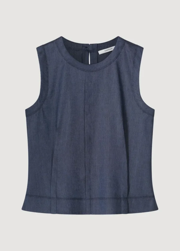 Women Summum Woman Sleeveless Linen Blend Top