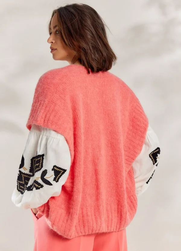 Women Summum Woman Sleeveless Open Cardigan