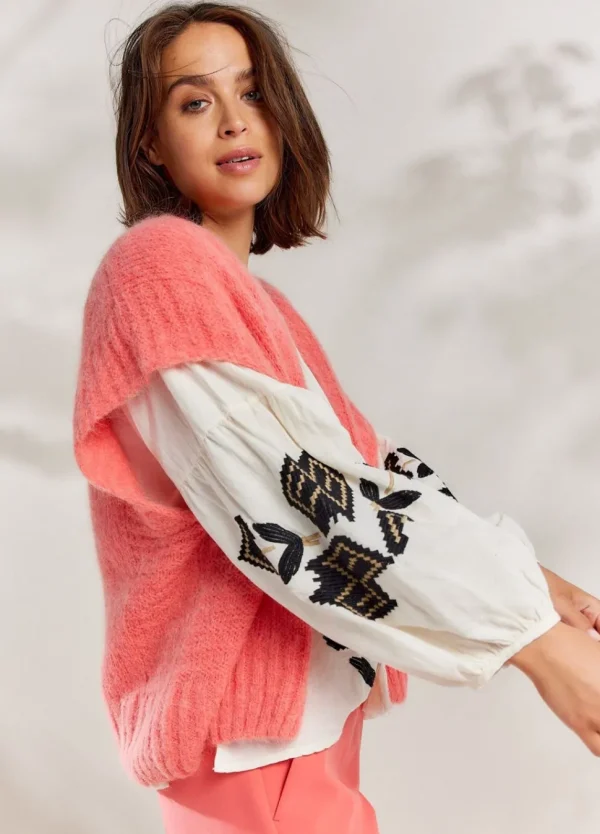 Women Summum Woman Sleeveless Open Cardigan