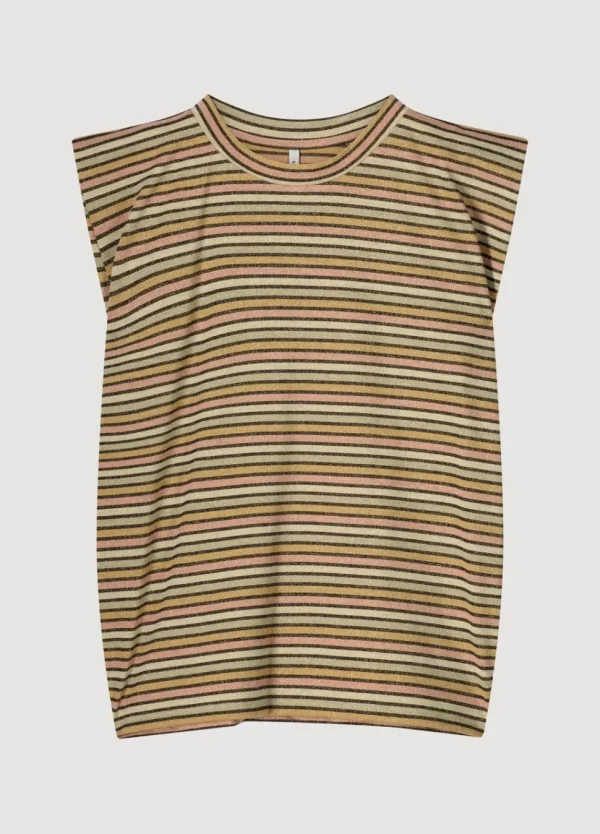 Women Summum Woman Sleeveless Striped Top