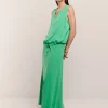 Women Summum Woman Sleeveless Top With V-Slit