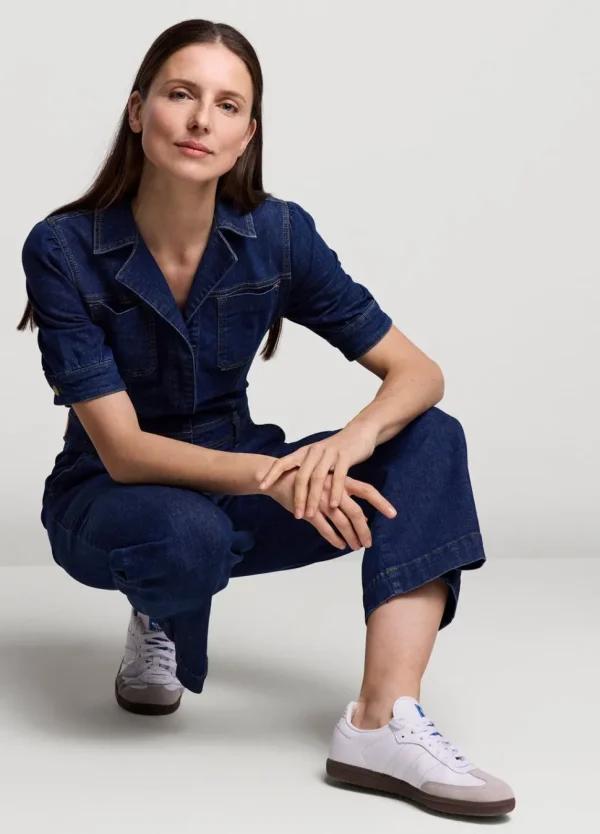 Women Summum Woman Slim-Fit Denim Jumpsuit