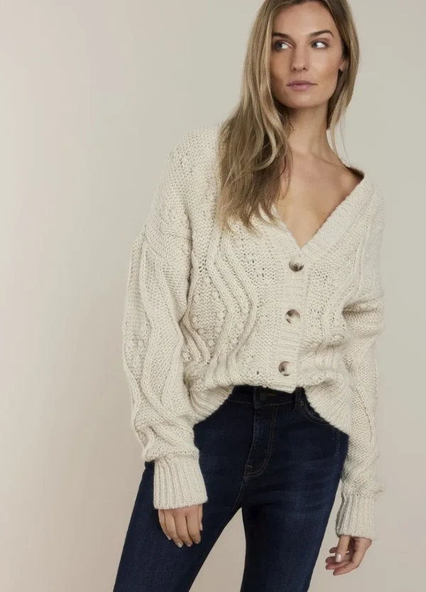 Women Summum Woman Soft, Chunky-Knit Cardigan