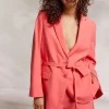 Women Summum Woman Soft Foam Boyfriend Blazer