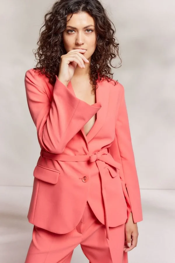 Women Summum Woman Soft Foam Boyfriend Blazer