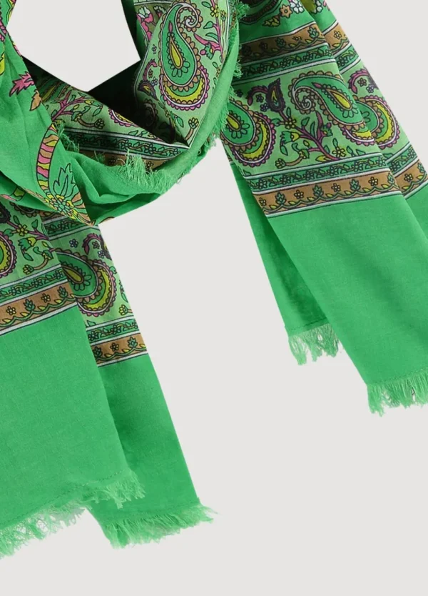 Women Summum Woman Square Paisley Print Scarf