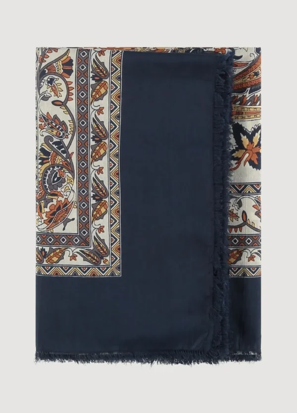 Women Summum Woman Thin Scarf With Prints