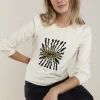 Women Summum Woman Top With 7/8 Sleeves