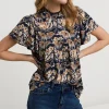 Women Summum Woman Top With Butterfly Sleeves