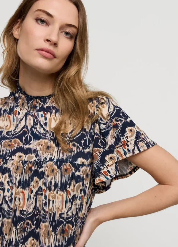 Women Summum Woman Top With Butterfly Sleeves