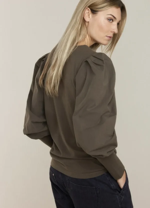 Women Summum Woman Top With Eye-Catching Sleeves