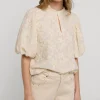 Women Summum Woman Top With Flowers