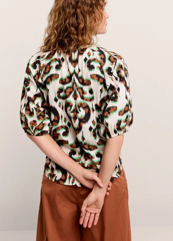 Women Summum Woman Top With Ornament Print