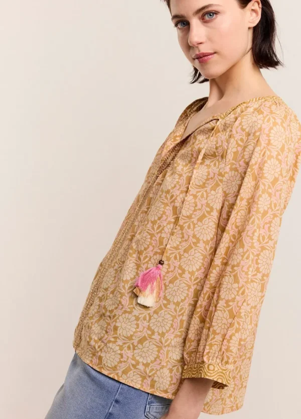 Women Summum Woman Top With Shimmering Piping