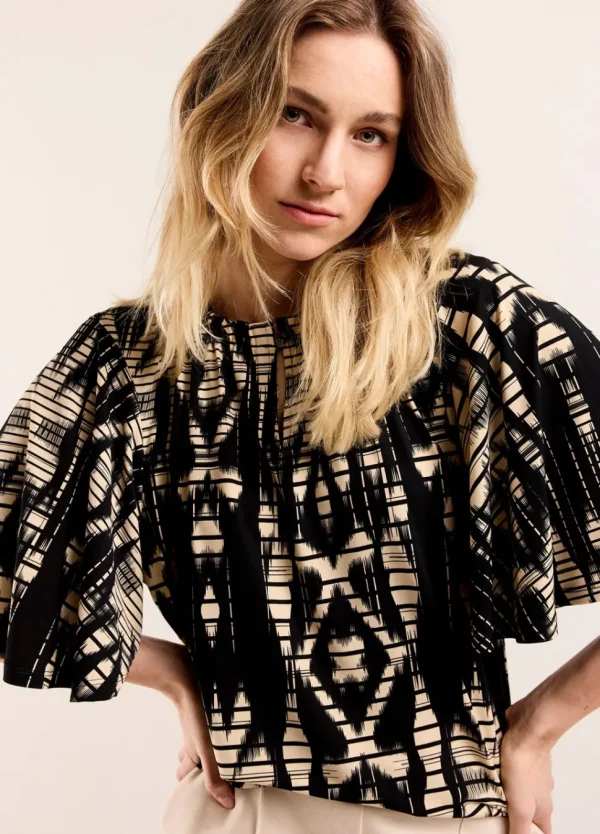 Women Summum Woman Top With Wide Sleeves