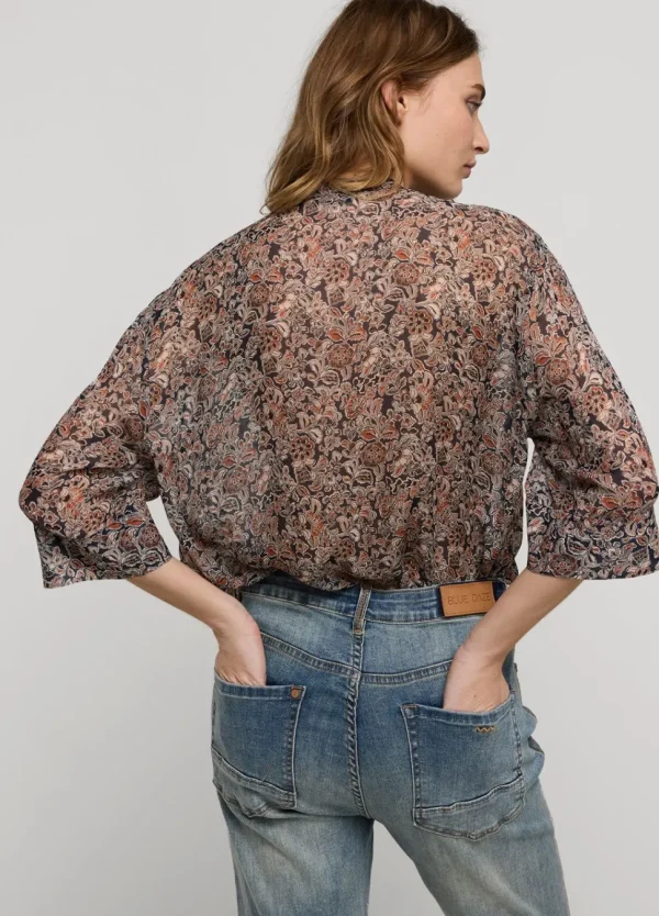 Women Summum Woman Transparante Blouse Bloemenprint