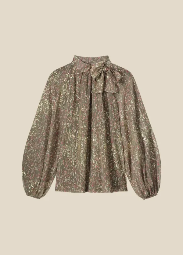 Women Summum Woman Transparent Blouse With Bow