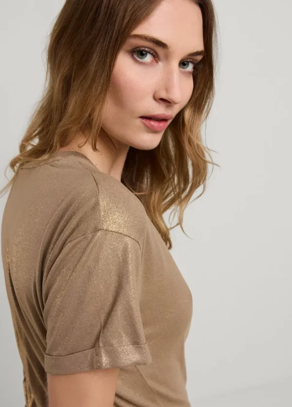 Women Summum Woman T-Shirt With Glitter Coating