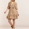 Women Summum Woman Voile Dress With Ruffles