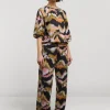Women Summum Woman Watercolour Print Trousers