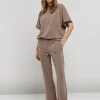 Women Summum Woman Wide-Leg Jersey Trousers
