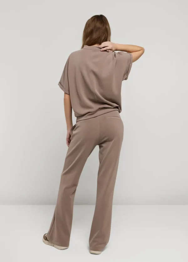 Women Summum Woman Wide-Leg Jersey Trousers