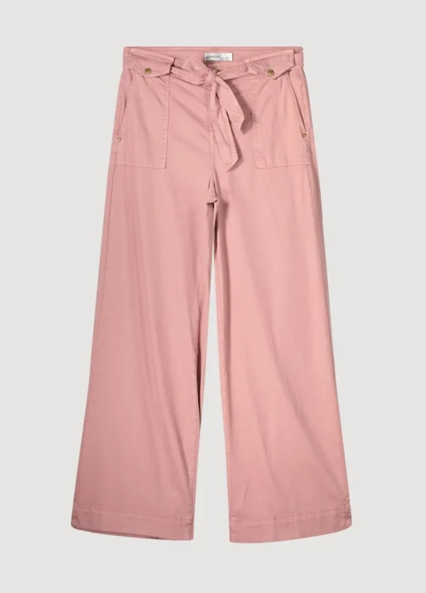 Women Summum Woman Wide-Leg Trousers With Belt
