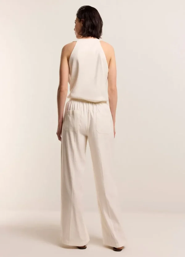 Women Summum Woman Wide-Leg Trousers With Pintuck