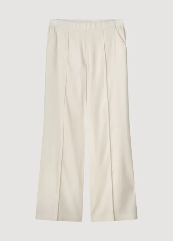 Women Summum Woman Wide-Leg Trousers With Pintuck