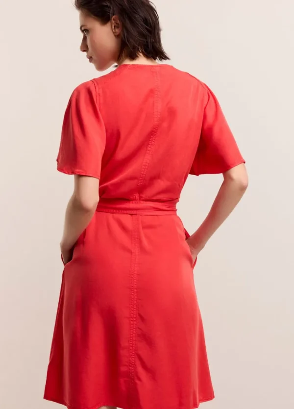 Women Summum Woman Wrap Dress With Butterfly Sleeves