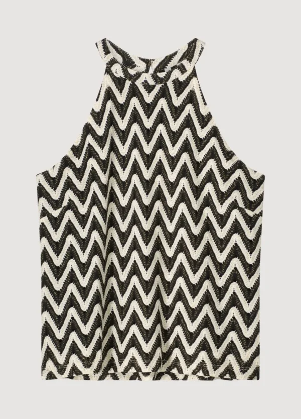 Women Summum Woman Zigzag Halter Top